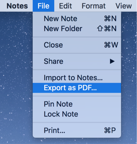 Mac Notes App Export